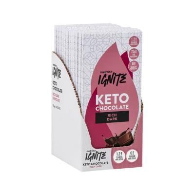 Melrose Ignite Keto Rich Dark Chocolate 100g x 12 Display